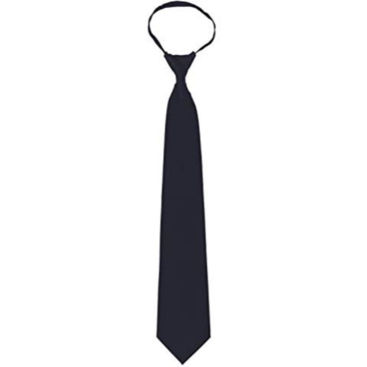 Picture of Velcro Pre-tied Navy Neckstrap Tie